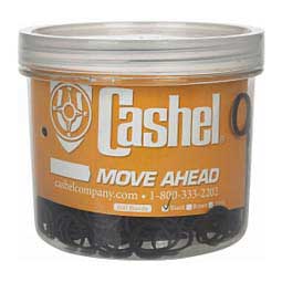 Cashel Move Ahead Rubber Braiding Bands Black 800 ct - Item # 42902
