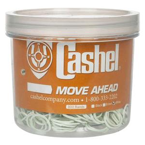 Cashel Move Ahead Rubber Braiding Bands White 800 ct - Item # 42902