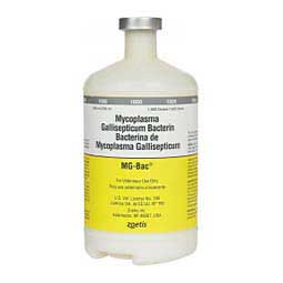 MG-Bac Mycoplasma Gallisepticum Bacterin for Poultry 1000 dose - Item # 42969