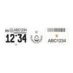 Allflex Swine Premises PIN Tags for Culled Breeding Swine White - Item # 42990