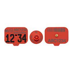 Swine Premises PIN Tags for Culled Breeding Swine Red - Item # 42990