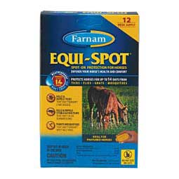Equi-Spot Spot-On Fly Control for Horses 12 week supply - Item # 42991