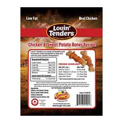 Lovin' Tenders Chicken & Sweet Potato Bones Recipe Natural Dog Treats 8 oz - Item # 43019