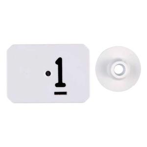 Swine Star Max Ear Tags Numbered White - Item # 43240