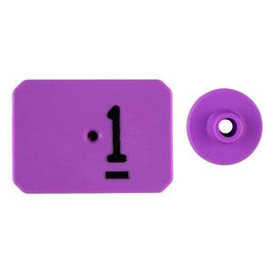 Swine Star Max Ear Tags Numbered Purple - Item # 43240