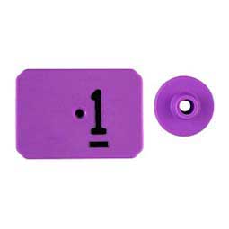 Swine Star Max Ear Tags - Numbered Purple - Item # 43240
