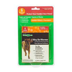 Sentry Worm X Plus 7 Way Dewormer Chewables for Dogs 6 ct (med-large dogs over 25 lbs) - Item # 43298