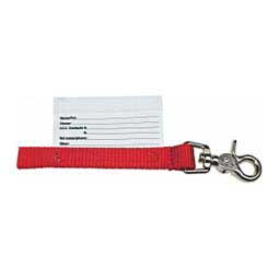 I.C.E. Clip-On Equine Emergency ID Red - Item # 43469