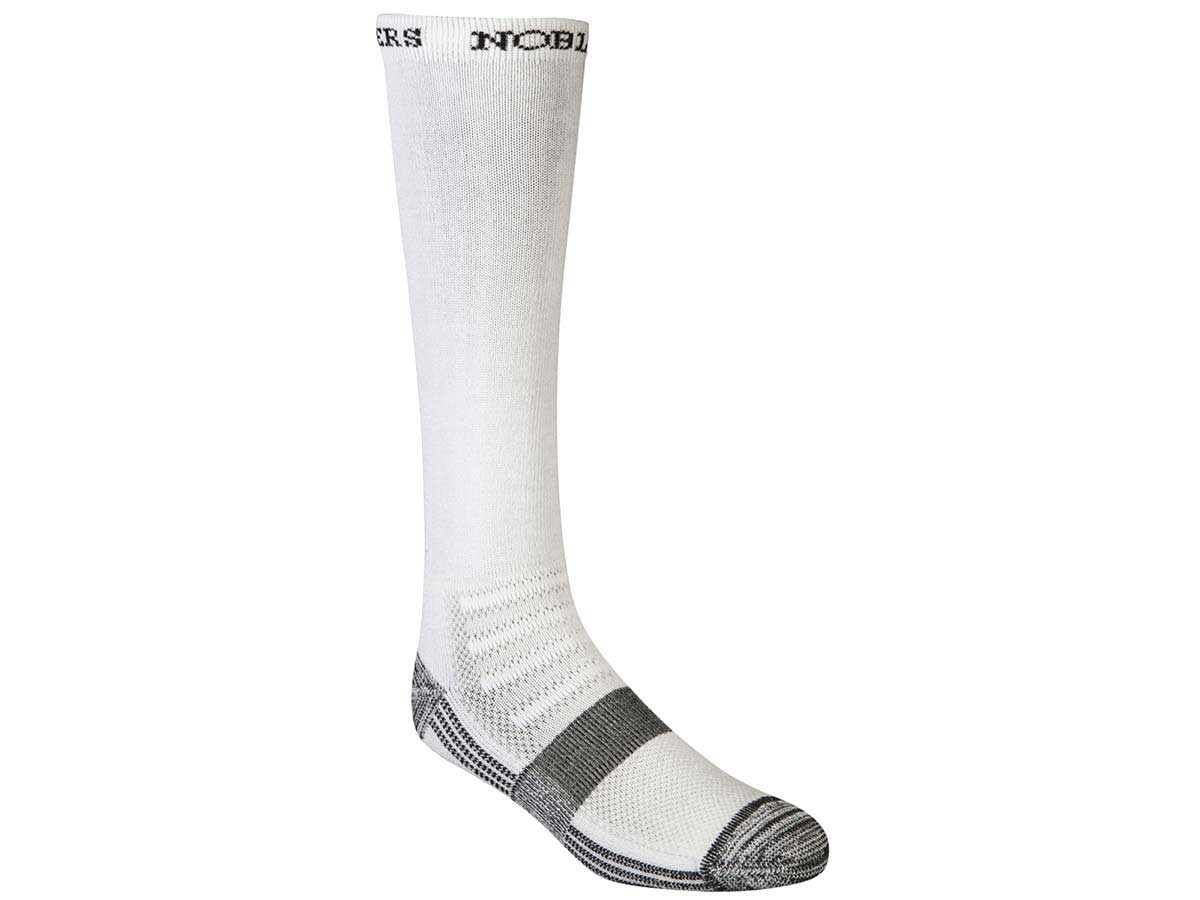 justin boot socks over calf