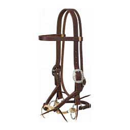 Justin Dunn Bitless Horse Bridle Oiled Canyon Rose - Item # 43521
