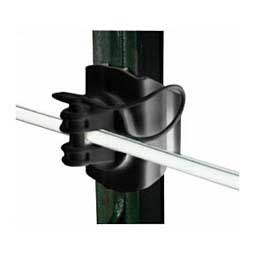 T-Post Wide Jaw Pinlock Insulators Black - Item # 43561