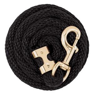 Econo Lead Rope with Brass-plated Snap Black - Item # 43645