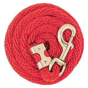 Econo Lead Rope with Brass-plated Snap Red - Item # 43645