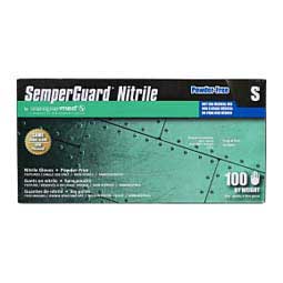 Powder-Free Nitrile Exam Gloves S (100 ct) - Item # 43651