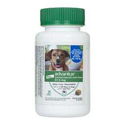 Advantus Imidacloprid Soft Chews Oral Flea Treatment for Dogs 30 ct (37.5 mg 23-110 lbs) - Item # 43758