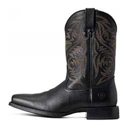 Sport Herdsman 11-in Cowboy Boots Black Deertan - Item # 43798