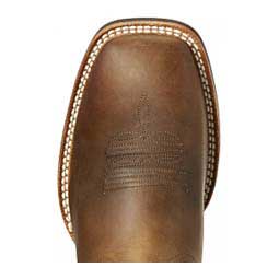 Quickdraw VentTEK 13-in Cowboy Boots Distressed Brown - Item # 43816