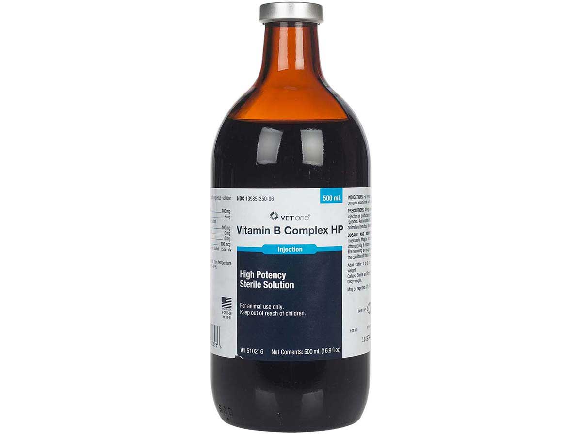 Vitamin b complex sales for dogs dosage