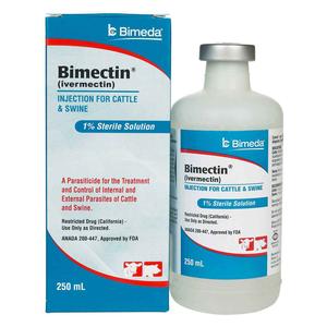 Bimectin for Cattle and Swine 250 ml - Item # 43997