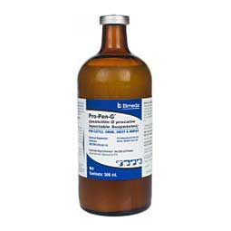Pro-Pen-G Sterile Penicillin G Procaine Antibiotic for Animals 500 ml - Item # 44000