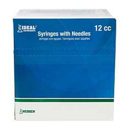 Ideal Disposable Syringes with Needles 100 ct (12 cc with 20 x 1'' needle) - Item # 44006
