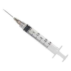 Ideal Disposable Syringes with Needles 1 ct (3 cc w/ 22 ga x 3/4 in needle) - Item # 44007