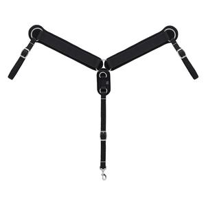 Airflex 2-in Horse Breast Collar Black/White - Item # 44051