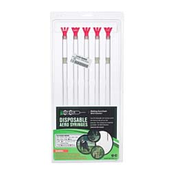 Cap-Chur Disposable Aero Syringes w/ Grit Blasted Collared Needles 12 cc x 1 in (5 ct) - Item # 44076