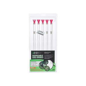 Cap-Chur Disposable Aero Syringes with Grit Blasted Collared Needles 12 cc x 1 in (5 ct) - Item # 44076