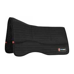 T3 Matrix Western Shim Felt Horse Saddle Pad with Ortho-Impact Protection Inserts Black - Item # 44086