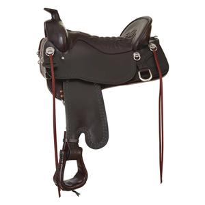 T93 Tooled Big Bend Trail Horse Saddle Brown/Brown - Item # 44144