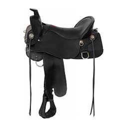 T93 Smooth Big Bend Trail Horse Saddle Black/Black - Item # 44145