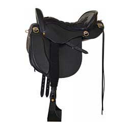 T49 Equitation Endurance Trail Horse Saddle Black/Black - Item # 44148