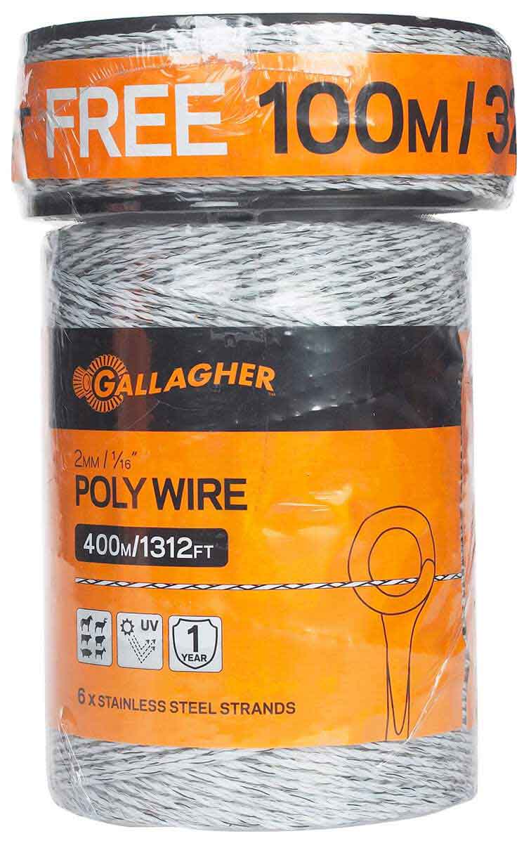 Valley Vet - Poly Wire Gallagher - Wire, Tape Rope | Electric Fencing ...