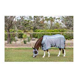 Comfort Fit Horse Fly Sheet Charcoal/Pacific Blue - Item # 44274