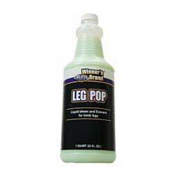Winner's Brand Leg Pop Liquid Sheen and Liniment for Lamb Legs Quart - Item # 44338