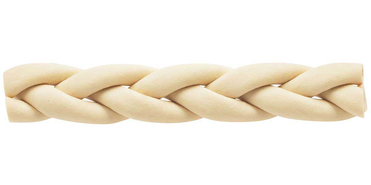 braided rawhide dog bones