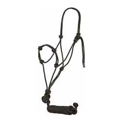 Yearling Knotted Horse Training Halter Black - Item # 44454