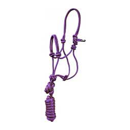 Pony/Mini Economy Mountain Rope Halter w/ Lead Purple - Item # 44455