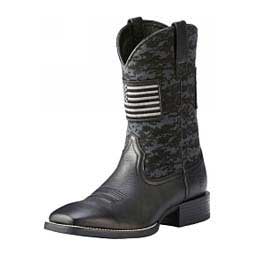 Sport Patriot Square Toe 11" Cowboy Boots Black Ops Camo - Item # 44501