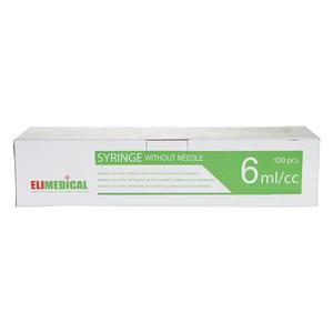Eli Medical Disposable Syringes 100 ct (6 cc w/luer slip) - Item # 44521