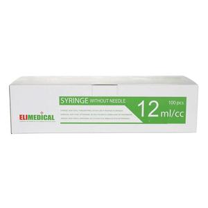 Eli Medical Disposable Syringes 100 ct (12 cc w/luer lock) - Item # 44522