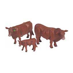 Cattle Family Kids Farm & Ranch Toys Set Red Angus - Item # 44537