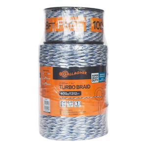 Turbo Braid for Portable Electric Fencing 1312 ft + 328 ft Free - Item # 44556