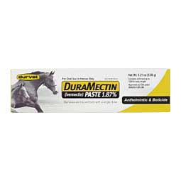 DuraMectin Paste Horse Dewormer (1.87% Ivermectin) Single dose - Item # 44600