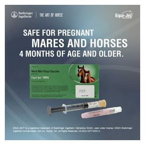 Equi-Jec WNV Equine Vaccine 1 dose syringe - Item # 44650