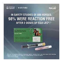 Equi-Jec WNV Equine Vaccine 1 dose syringe - Item # 44650
