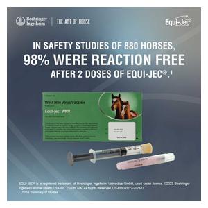 Equi-Jec WNV Equine Vaccine 1 dose syringe - Item # 44650