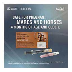 Equi-Jec WNV + EWT (West Nile + 2-way Sleeping Sickness + Tet) Equine Vaccine 1 dose syringe - Item # 44651