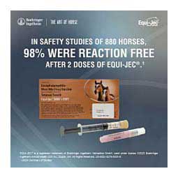 Equi-Jec WNV + EWT (West Nile + 2-way Sleeping Sickness + Tet) Equine Vaccine 1 dose syringe - Item # 44651